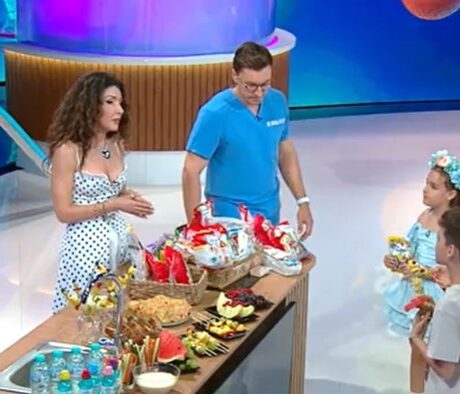 Mihail Pautov și Carmen Brumă prezintă alimentele care sunt indicate pentru copii